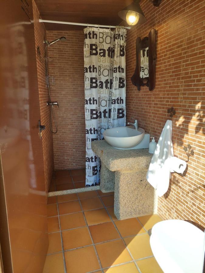 Chalet Rural 400 M Playa Piscina Barbacoa Chimenea Bueu Exterior photo